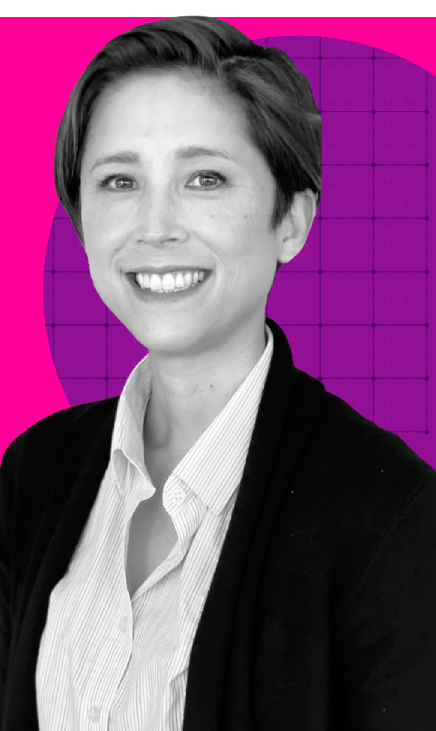 Noi's headshot: an intersex woman with short straight hair wearing a dark blazer and collared shirt.